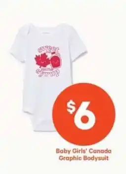 Real Canadian Superstore Baby Girls’ Canada Graphic Bodysuit offer