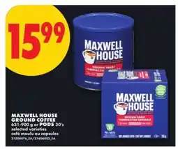 No Frills MAXWELL HOUSE GROUND COFFEE offer