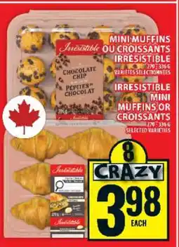Food Basics Irresistible Mini Muffins or Croissants offer