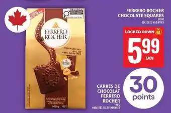 Food Basics Ferrero Rocher chocolate squares offer