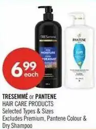 Shoppers Drug Mart Tresemme or pantene offer