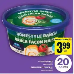 Food Basics Litehouse Dips offer