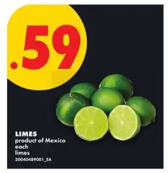 No Frills LIMES offer