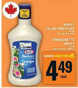 Food Basics Kraft Salad Dressing offer