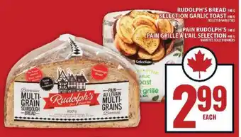Food Basics RUDOLPH’S BREAD offer