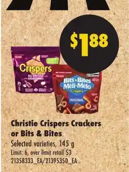 No Frills Christie Crispers Crackers or Bits & Bites offer
