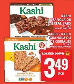 Food Basics Kashi Granola or Cereal Bars offer