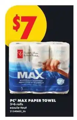 No Frills PC MAX PAPER TOWEL offer