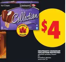 No Frills Chapman's Canadian Collection Novelties offer