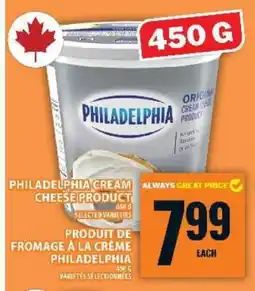 Food Basics PHILADELPHIA CREAM CHEESE PRODUCT offer