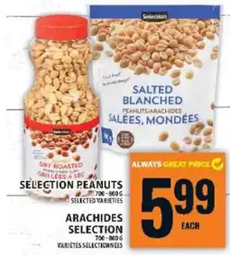 Food Basics SELECTION PEANUTS offer