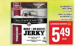 Food Basics McSweeney's Beef Jerky offer