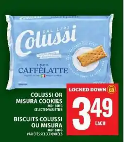 Food Basics Colussi or Misura Cookies offer