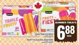 Food Basics SELECTION ICE POPS offer
