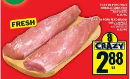 Food Basics FRESH PORK TENDERLOIN offer