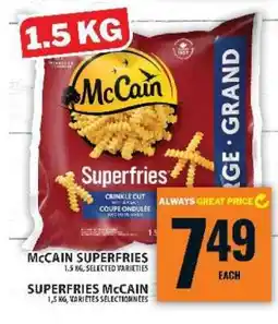 Food Basics McCain Superfries offer