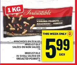 Food Basics Irresistible In-Shell Salted or Unsalted Peanuts offer