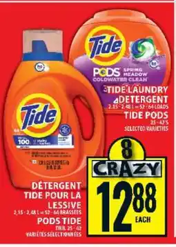 Food Basics Tide Laundry Detergent and Pods offer