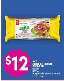 No Frills PC Jerk Chicken Burger offer