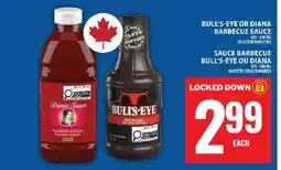Food Basics Bull's-Eye or Diana Barbecue Sauce offer