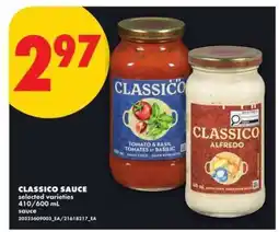 No Frills CLASSICO SAUCE offer