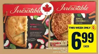 Food Basics Irresistible Pie offer