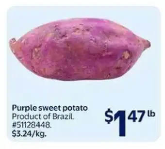 Walmart Purple Sweet Potato offer
