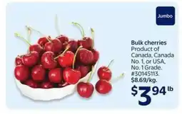 Walmart Bulk Cherries offer