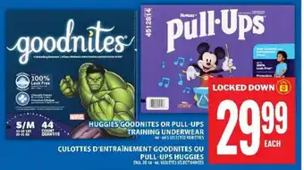 Food Basics Huggies Goodnites or Pull-Ups Training Underwear offer
