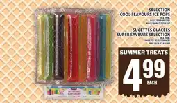 Food Basics Selection Cool-Flavours Ice Pops offer