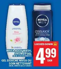 Food Basics Nivea Body Wash, Shower Gel offer