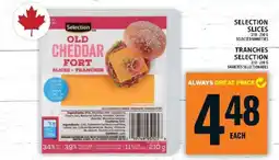 Food Basics Selection Old Cheddar Slices offer