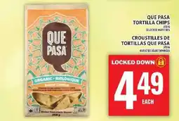 Food Basics QUE PASA TORTILLA CHIPS offer