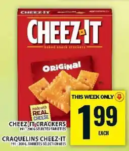 Food Basics Cheez-It Crackers offer