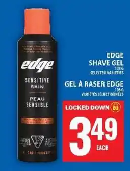 Food Basics Edge Shave Gel offer