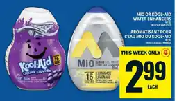 Food Basics Mio or Kool-Aid Water Enhancers offer