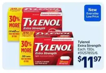 Walmart Tylenol Extra Strength offer