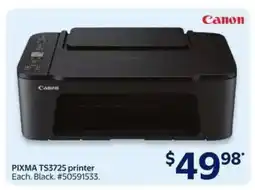 Walmart PIXMA TS3725 Printer offer