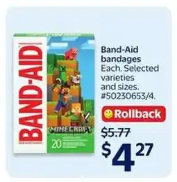 Walmart Band-Aid Bandages offer