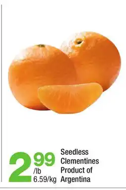 Highland Farms Seedless Clementines offer