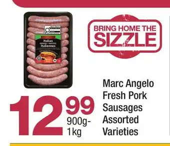 Highland Farms Marc Angelo Fresh Pork Sausages offer