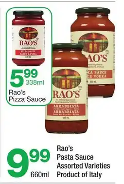 Highland Farms Rao's Pasta Sauce offer
