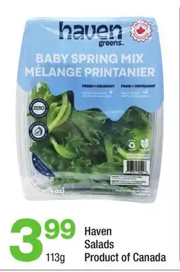 Highland Farms Haven Salads offer