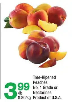 Highland Farms Tree-Ripened Peaches, No. 1 Grade or Nectarines offer