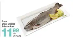 Highland Farms Fresh Whole Dressed Rainbow Trout offer
