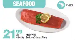 Highland Farms Fresh Wild Sockeye Salmon Fillets offer
