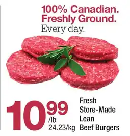 Highland Farms Fresh Store-Made Lean Beef Burgers offer