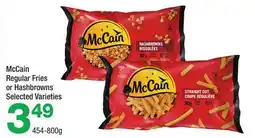 Highland Farms McCain Regular Fries or Hasbrown Selected Varieties offer