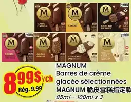 Btrust Supermarket MAGNUM Barres de crème glacée sélectionnées offer