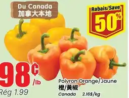 Btrust Supermarket Poivron Orange/Jaune offer